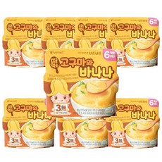 아이배냇 베베 떠먹는 고구마 세트 (6개월부터) 바나나 90g 8개 기저귀가방 여행, I098떠먹는 군바나나 1개, 1세트