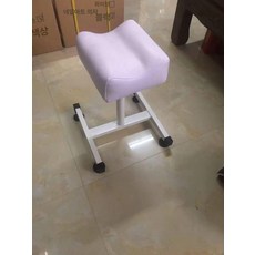 페디 다리 받침대 발 사무실 미용 폴딩 풋케어, 발 관리 스툴 화이트 패드