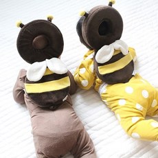 아가드 아기 유아용 머리 보호대 쿠션 등쿠션 유아 안전용품 1개, 꿀벌