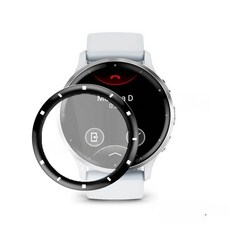 Garmin VENU系列 3D滿版曲面保護貼 高清防刮耐磨 疏水疏油 全方位保護, 透明, 1個