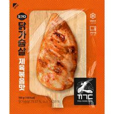 꼬기다 프리미엄 소스 닭가슴살, 100g, 10개, 제육볶음맛