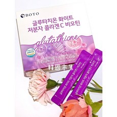 韓國市集韓國BOTO谷胱甘肽低分子維他命C粉, 1個, 10條（無盒裝）