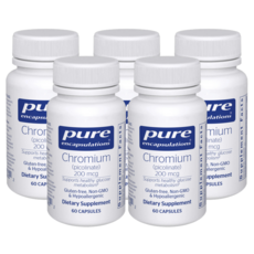 퓨어인캡슐레이션 크롬 피콜리네이트 200mcg, 5개, 60정