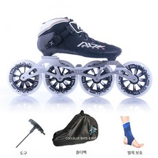 성인용 인라인 스케이트 오렌지4륜기본 35, 1개, A501 블랙 표준 패키지