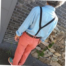 남성용 y형 클래식 멜빵 조절 가능 서스펜더 아빠 선물 남자멜빵