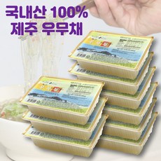 월산식품 국내산 한천 우뭇가사리 100%함유 우무채 400g 아이스박스 포장, 9개