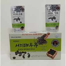 옥천푸드 서리태 두유 2박스(40팩) / 서리태가 많이 들어간 걸쭉한 두유, 40개, 180ml