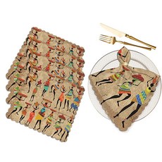 Yibeas 퍼플 잉크 골드 파우더 천 냅킨 디너 테이블 대리석 질감 색상 블렌딩 크리에이티브 아트 세탁 가능 재사용 가능한 냅킨 4개 세트 주방 가정 휴일 파티 결혼, Multi1058