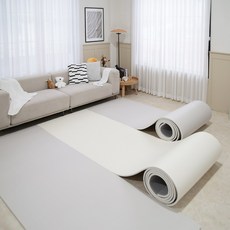 엘로니 유아 매트 꾸미 PVC 아기 놀이방 매트 리빙 거실 주방 복도 층간소음방지, 110cm x 1m x (10mm(10T), 03.다크그레이
