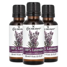 코코케어 라벤더 오일 100퍼센트 30ml 3개 아로마 릴랙싱 오일