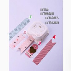 4in 1 펀칭기 다기능 엠보싱 수동 계정 절단 및 홀, 01 1