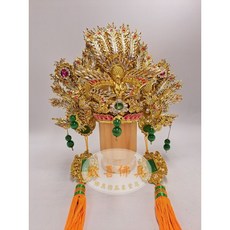 〔歡喜佛具〕手工製 鳳冠紙帽 王母娘娘 九天玄女 註生娘娘 瑤池金母