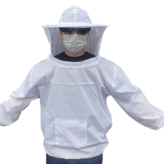 고급 방충복 양봉옷 벌초 보호복 작업복 모기장옷 낚시 캠핑 해충보호복 방충모자 모기모자, 2개