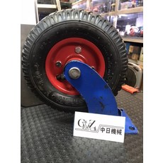 中日機械 8英吋 風輪 手推車輪子 (含腳架), 1個, 固定腳架輪發票