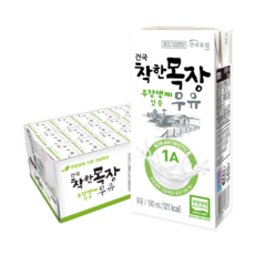 [건국우유] 건국 착한목장무항생제멸균우유 24입, 190ml, 24개