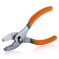 SPEEDWOX 6인치 슬립조인트 슬라이딩 조절 펜치 약 뺀찌 논슬립 핸들 3구역 세레이티드 톱, 1개