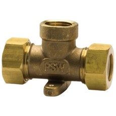 被覆管專用固定龍口三通 內徑18mm保溫管專用 4分被覆管 熱水器太陽能熱水管用 快速管固定龍口三通 15A, 904-6