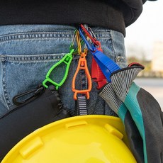 카라비너 공구 클립 비너 캐러비너 장갑 안전모 걸이, 없음, 1개