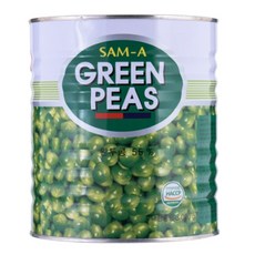 완두콩 삼아 상도 3KG 캔 그린피스 통조림 식당 업소 대용량, 4개