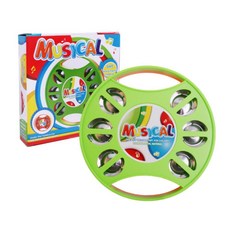 노래방놀이 영유아 작은 템버린장난감 탬버린 손탬버린 아이 예쁜탬버린, 1개, 뮤즈탬버린