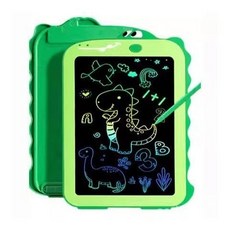 臺灣-出貨彩色液晶兒童手寫畵闆2025新款8.5 10英寸恐龍獨角獸寶寶寫字闆, 8.5英寸紫色獨角獸-私模款,15.8 x 22 x 0.5 CM