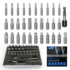 32 종세트 베어툴 볼트 리무버 히다리탭 반대탭, 32개