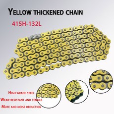 범용 오토바이 체인 415H 136 90CC 자전거용 50CC 110CC 피트 125CC 먼지 드라이브 70CC 132 바이크 150CC 110 링크 428H 140CC, D 415H 132L