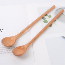 짱이상회 롱 티스푼 2P 비치우드