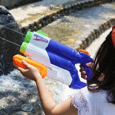 어린이 물총 축제 듀얼 트윈 워터건 펌프 권총, 트윈워터건