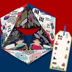 [매직북스] 우리나라 매직써클 책갈피 북아트 (10개묶음), 1세트