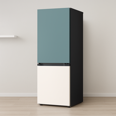 [색상선택형] LG전자 오브제 344L 빌트인 메탈 모던엣지 2도어 냉장고 방문설치, Q343MTEF33