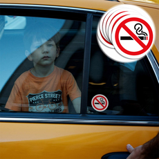 대박수미마켓내구성 강한 금연 표시 방수 스티커 7.5cm, 1개