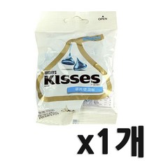 키세스 키세스초콜릿릿 쿠키앤크림초콜릿 키세스초콜릿 1개 화이트초콜릿 쿠앤크 쿠키앤크림, 52g