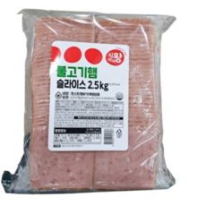 바이오푸드몰_식자재왕 불고기햄 슬라이스, 6개, 2.5kg