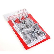 永昇縫紉 家用拷克機壓腳6件組 瑪麗克拷克車專用, 銀色, 1個