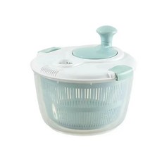 스피드윙 수동 샐러드 스피너 | 대형 원터치 야채탈수기 채칼 짤순이 업소용 야채세척기 주방, 두꺼운 버전