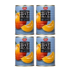 동원 저스트 황도 슬라이스, 400g, 4개