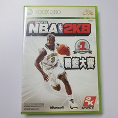 XBOX360 NBA2K8 해외판 중고 케이스 메뉴얼포함 A급
