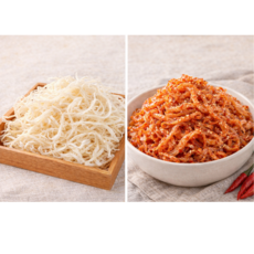 진미채 100g 백진미채 오징어채 밑반찬 술안주 마른안주, 1개