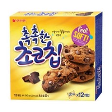 오리온 촉촉한 초코칩, 240g, 5개