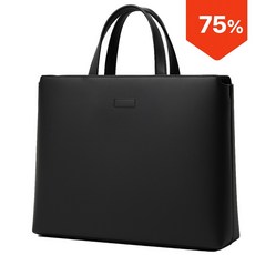 그랑누보 14인치 노트북 서류 가방, 쉐도우 블랙, 1개