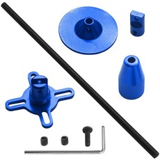 Vgoohobby 알루미늄 합금 RC GPS 나침반 안테나 접이식 베이스 고정 마운트 홀더 브래킷 RC DIY 쿼드콥터 멀티콥터용(블루), 블루, 블루