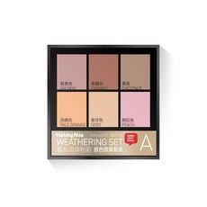 喵匠 舊化粉彩盒 三色 鋼彈 軍武 模型 人型色 皮膚色 膚色 舊化色 模型漆 場景 美工 美勞, 喵匠HWS-01膚色效果套装, 1個