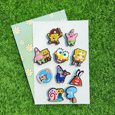 네모바지 바다친구들 파츠 세트 실내화 액세사리 꾸미기