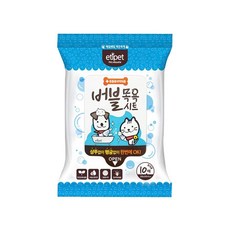 여행용 댕댕이 간편 목욕시트 10매 3개 간편한사용 배변, 상세페이지 참조