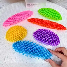 움직이는 벌집 피젯토이 스페이스웜 피젯 장난감 키링 swg+4175Eu