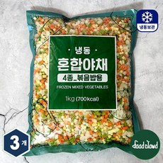 혼합야채 4종 (냉동), 1kg, 3개