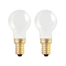 포커스 백열전구 미니크립톤 40W E14 불투명 사육장 육축용 인테리어 매장 꼬마램프 FOCUS, 2개, 전구색