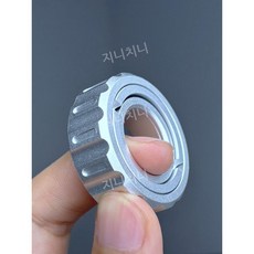 메카니컬 링 피젯 스피너 휴대용 스트레스 해소 EDC 회전 장난감, 단락 링, M
