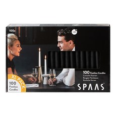 스파스캔들 페스틸럭스 양초 100개 블랙(검정), 62g, 무향